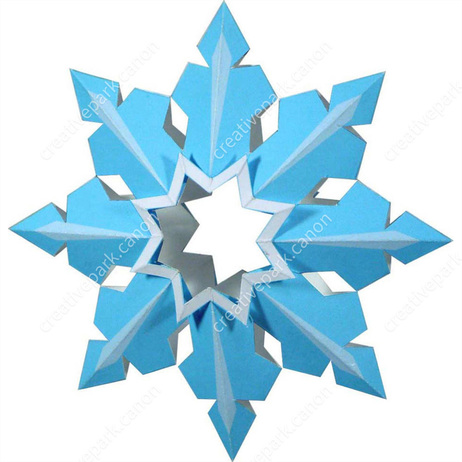 Christmas: Christmas-tree Ornaments (Snowflake B),Home and Living,Paper Craft,Christmas,party,Snow,decoration